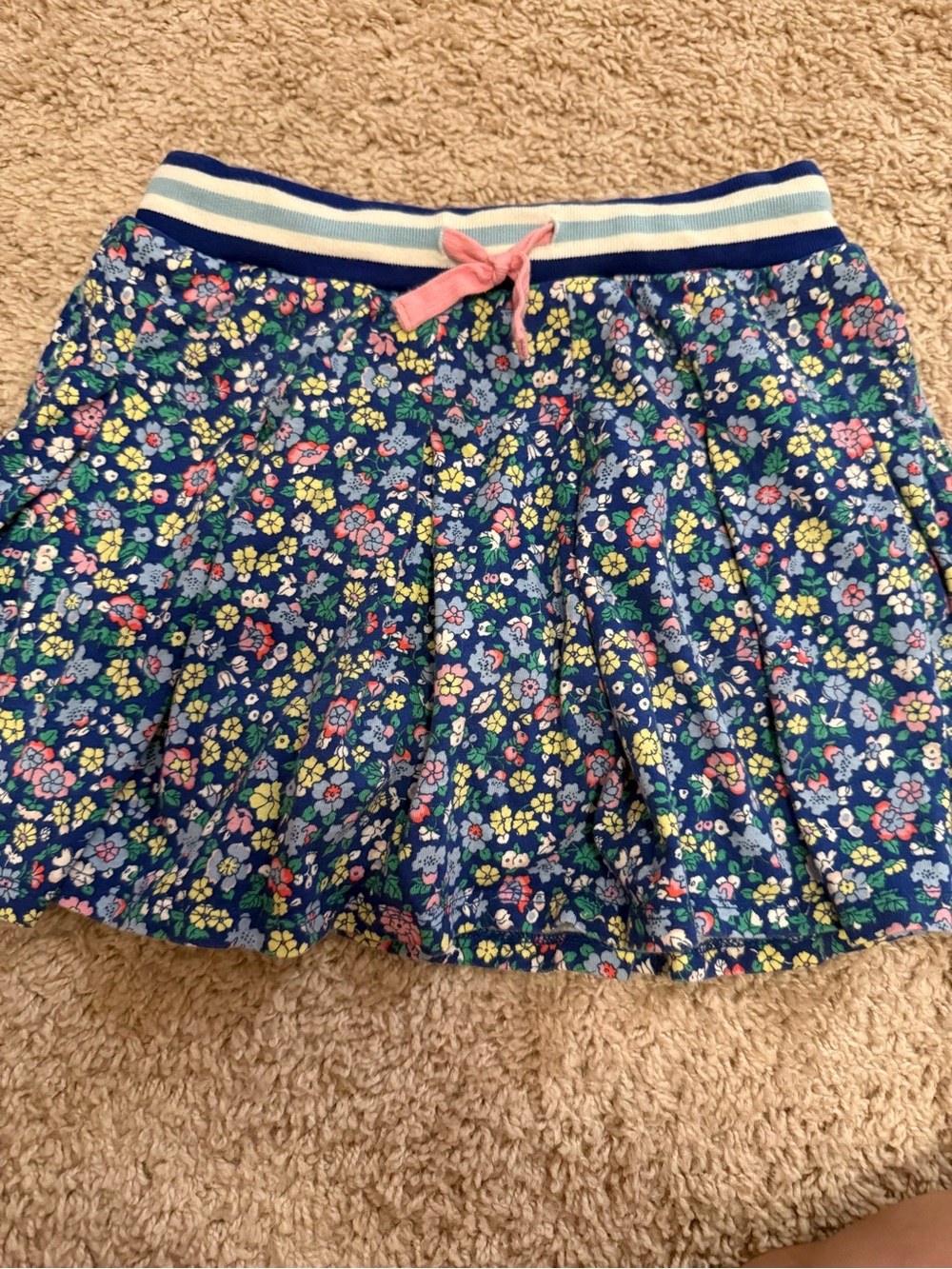 Boden Girls skort with Multicolor Floral Print